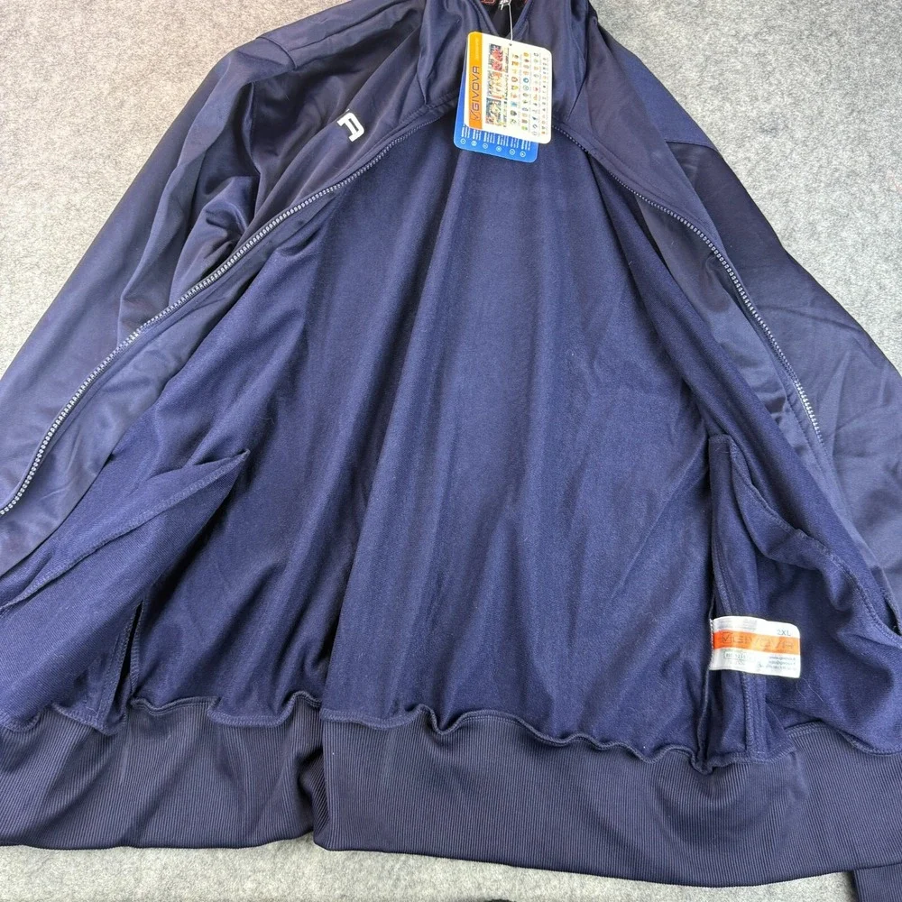 Givova Track Jacket Embroidered Full Zip Hooded Men Size 2XL Lightweight‎ NWT